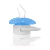 Bubbles Beveled Pacifier - Sky blue