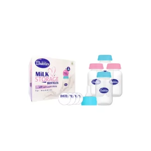Breast milk storage bottles